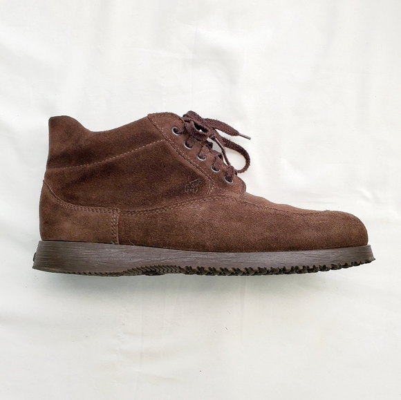 Ankle boots brown suede by  Hogan - Picture 2 of 15